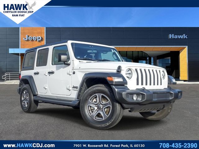 Bright White Clearcoat 2022 Jeep Wrangler Unlimited Sport S 4WD SUV / Crossover Four-Wheel Drive 8-Speed Automatic