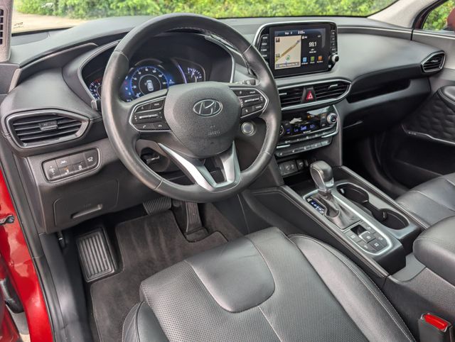 2020 Hyundai Santa Fe Limited Orange at DeMontrond Gulf Freeway