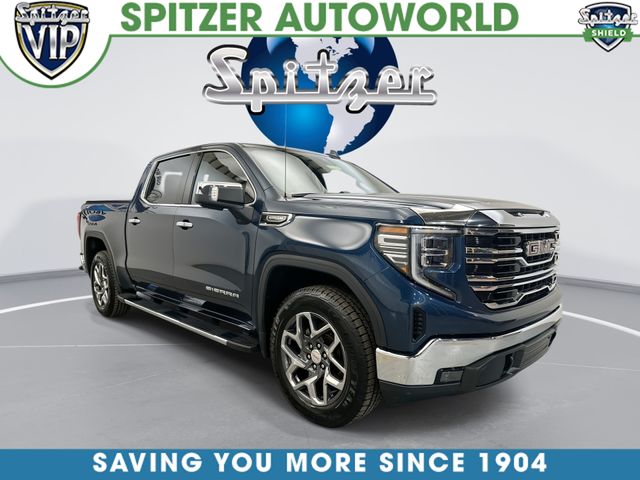 Pacific Blue Metallic 2022 GMC Sierra 1500 Pickup Truck Four-Wheel Drive Automatic