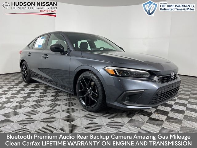 2022 Honda Civic Sport FWD Sedan Front-Wheel Drive Continuously Variable Transmission