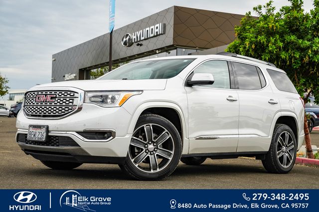 White Frost Tricoat 2018 GMC Acadia Denali AWD SUV / Crossover Four-Wheel Drive 6-Speed Automatic