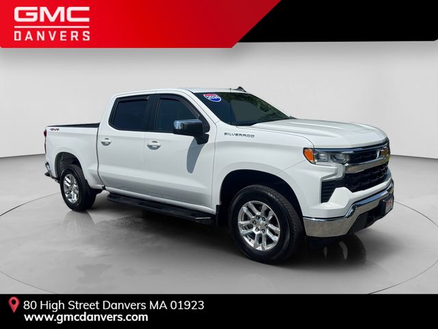 Summit White 2024 Chevrolet Silverado 1500 Pickup Truck Four-Wheel Drive 8-Speed Automatic