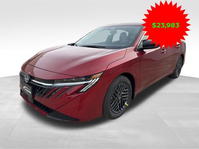 Red (Scarlet) 2026 Nissan Sentra SV FWD Sedan Front-Wheel Drive Continuously Variable Transmission