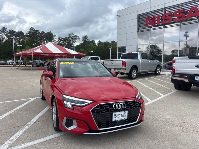 Orange (Tango Red) 2023 Audi A3 40 TFSI Premium FWD Sedan Front-Wheel Drive 7-Speed Automatic