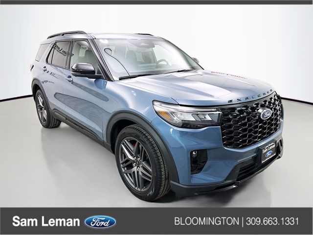 Vapor Blue Metallic 2026 Ford Explorer SUV / Crossover All-Wheel Drive Automatic