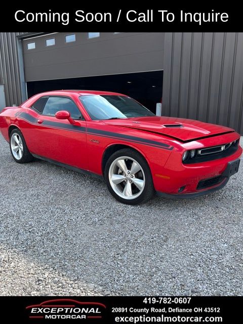 Torred Clearcoat 2015 Dodge Challenger Coupe Rear-Wheel Drive 8-Speed Automatic