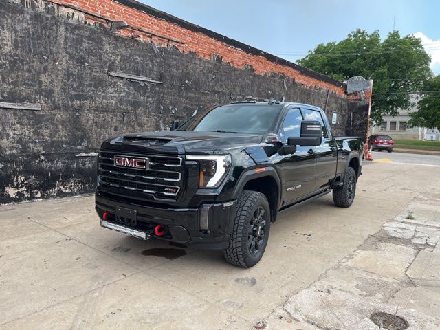 Onyx Black 2024 GMC Sierra 2500HD Pickup Truck Four-Wheel Drive 10-Speed Automatic