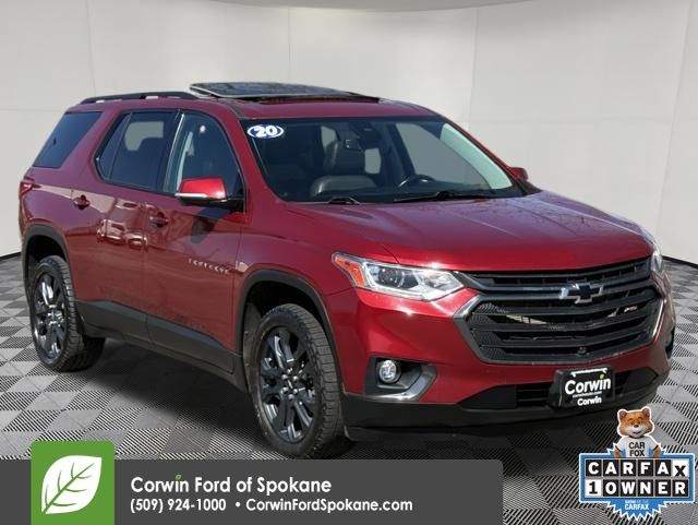Cajun Red Tintcoat 2020 Chevrolet Traverse RS AWD SUV / Crossover Four-Wheel Drive 9-Speed Automatic