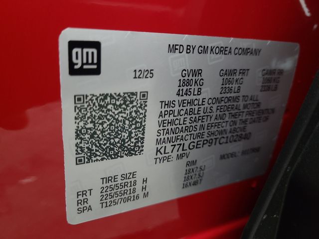 2026 – Chevrolet – Trax