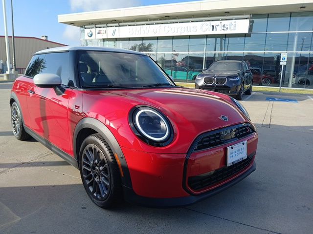 Chili Red 2025 MINI Cooper Hatchback Front-Wheel Drive 7-Speed Automatic