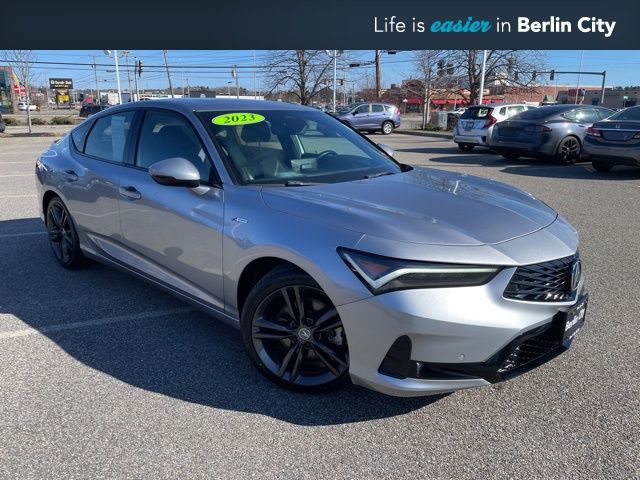 Lunar Silver Metallic 2023 Acura Integra FWD with Technology and A-SPEC Package Sedan Front-Wheel Drive Continuously Variable Transmission