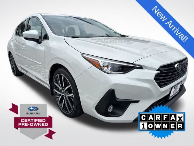 Crystal White Pearl 2025 Subaru Impreza Sport AWD Wagon All-Wheel Drive Continuously Variable Transmission