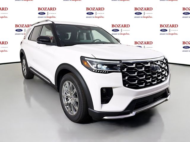 Star White Metallic Tri-Coat 2026 Ford Explorer Platinum RWD SUV / Crossover Rear-Wheel Drive Automatic