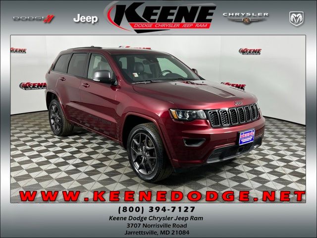 Velvet Red Pearlcoat 2021 Jeep Grand Cherokee 80th Anniversary Edition 4WD SUV / Crossover Four-Wheel Drive 8-Speed Automatic
