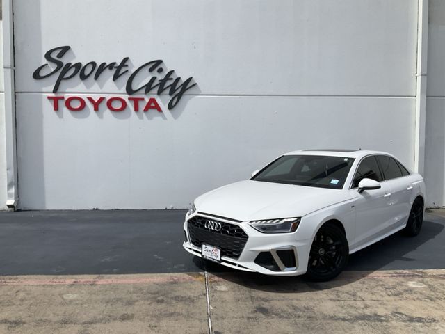 Ibis White 2023 Audi A4 quattro Premium S Line 45 TFSI AWD Sedan All-Wheel Drive 7-Speed Automatic