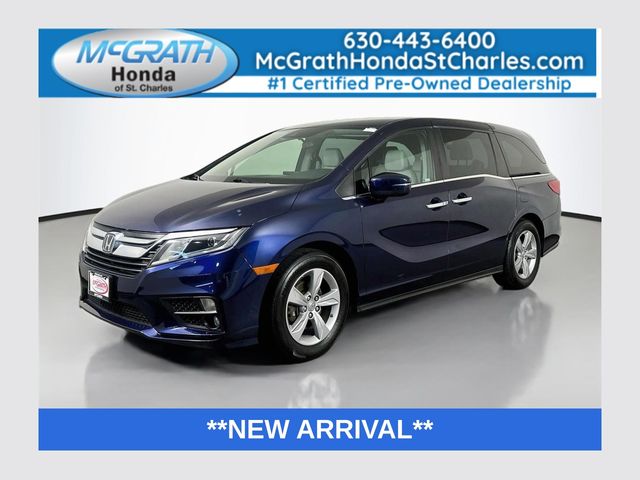 Black (Obsidian Blue Pearl) 2019 Honda Odyssey Minivan Front-Wheel Drive 9-Speed Automatic