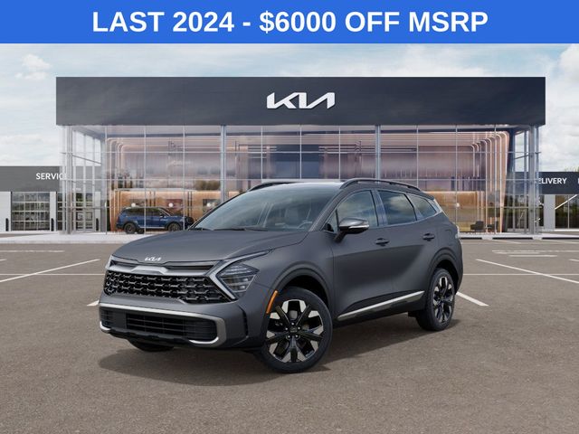 Shadow Matte Gray 2024 Kia Sportage Hybrid Plug-In X-Line AWD SUV / Crossover All-Wheel Drive 6-Speed Automatic