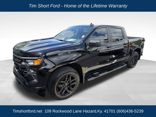 Black 2024 Chevrolet Silverado 1500 Pickup Truck Four-Wheel Drive 8-Speed Automatic