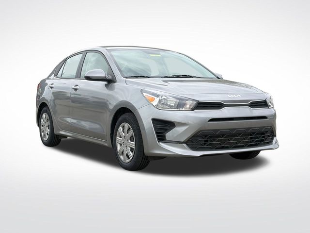 Steel Gray 2023 Kia Rio S FWD Sedan Front-Wheel Drive Continuously Variable Transmission