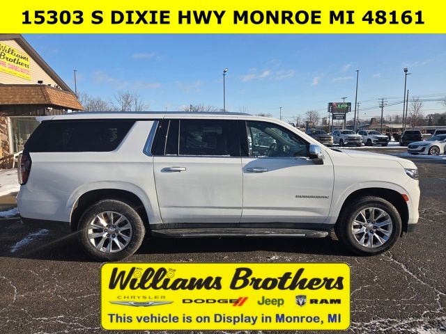 2023 Chevrolet Suburban Premier - Summit White exterior view 2