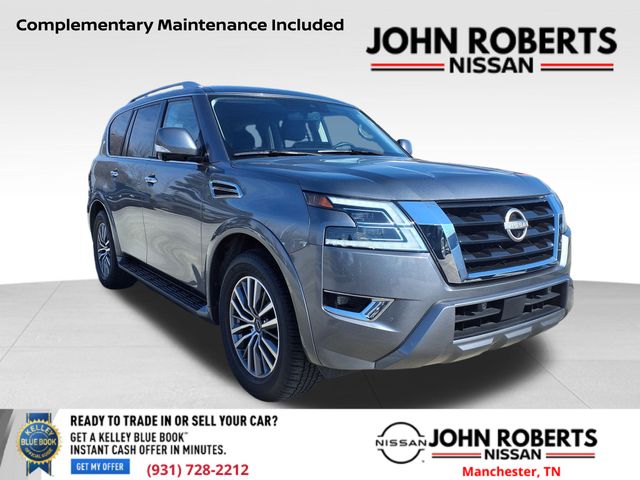 Gray (Gun Metallic) 2024 Nissan Armada SL RWD SUV / Crossover 4X2 7-Speed Automatic