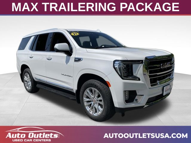 White Frost Tricoat 2021 GMC Yukon SUV / Crossover Four-Wheel Drive