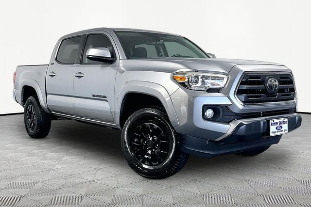 Silver Sky Metallic 2019 Toyota Tacoma SR5 V6 Double Cab RWD Pickup Truck 4X2 6-Speed Automatic
