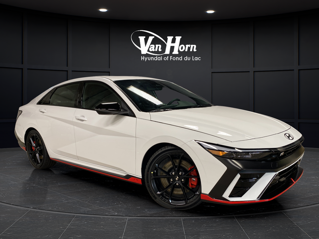 Atlas White 2026 Hyundai Elantra N FWD Sedan Front-Wheel Drive 8-Speed Automatic