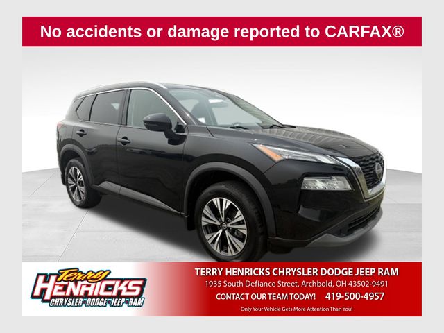 Super Black 2021 Nissan Rogue SUV / Crossover All-Wheel Drive Continuously Variable Transmission