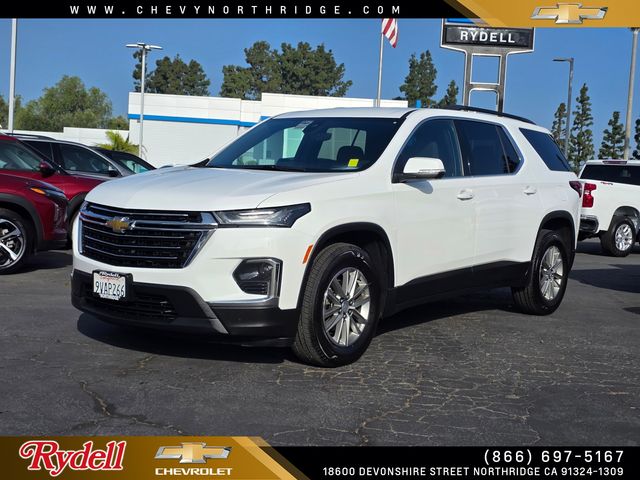 Summit White 2023 Chevrolet Traverse LT Cloth FWD SUV / Crossover Front-Wheel Drive 9-Speed Automatic