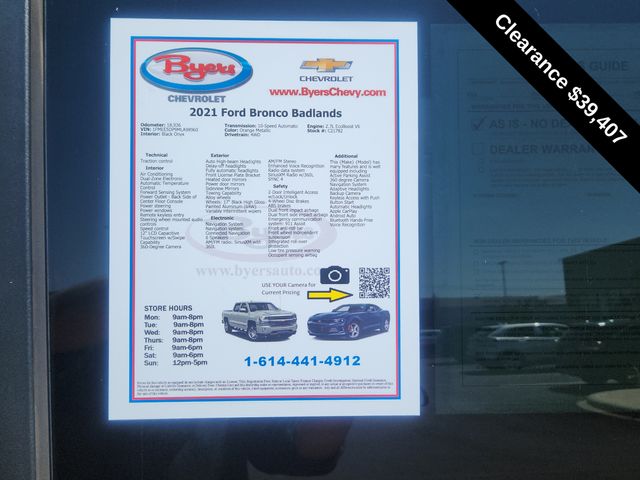 Used 2021 Ford Bronco For Sale in Grove City, OH
