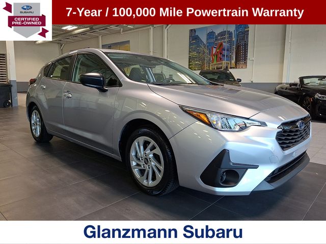 Ice Silver Metallic 2024 Subaru Impreza Wagon All-Wheel Drive Continuously Variable Transmission