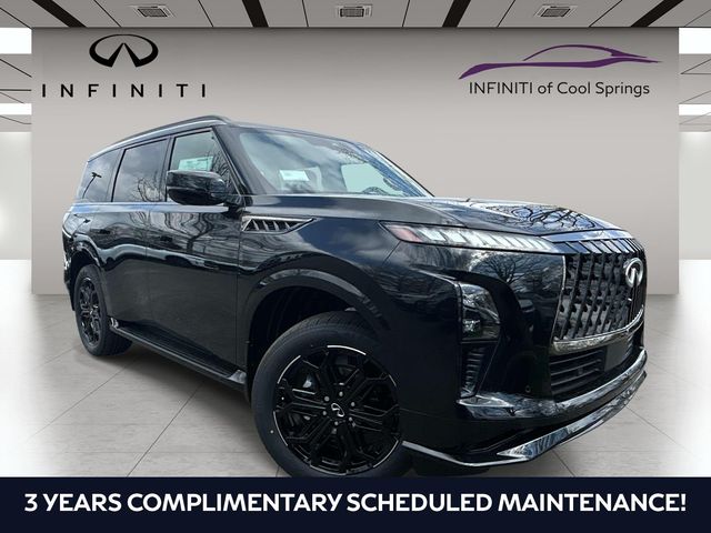 Mineral Black 2026 INFINITI QX80 Sport AWD SUV / Crossover All-Wheel Drive 9-Speed Automatic