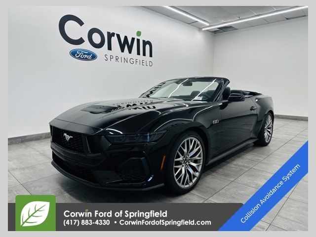 Shadow Black 2025 Ford Mustang GT Premium Convertible RWD Convertible Rear-Wheel Drive Automatic
