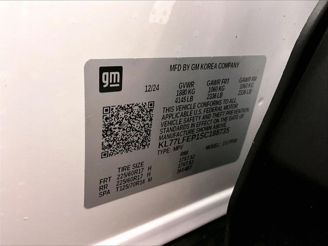 2025 Chevrolet Trax LS White at Subaru and VW of Moon Township
