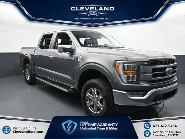 Gray Metallic 2022 Ford F-150 Pickup Truck Four-Wheel Drive Automatic