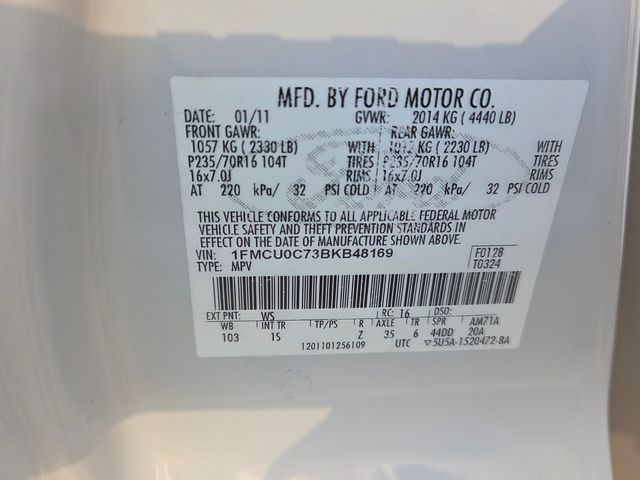 Used 2011 Ford Escape SUV