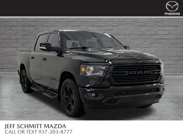 Diamond Black Crystal Pearlcoat 2021 RAM 1500 Pickup Truck Four-Wheel Drive 8-Speed Automatic
