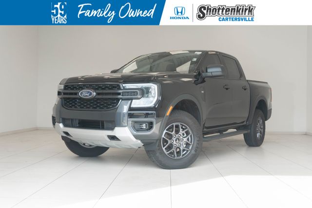 Shadow Black 2025 Ford Ranger Pickup Truck Four-Wheel Drive Automatic