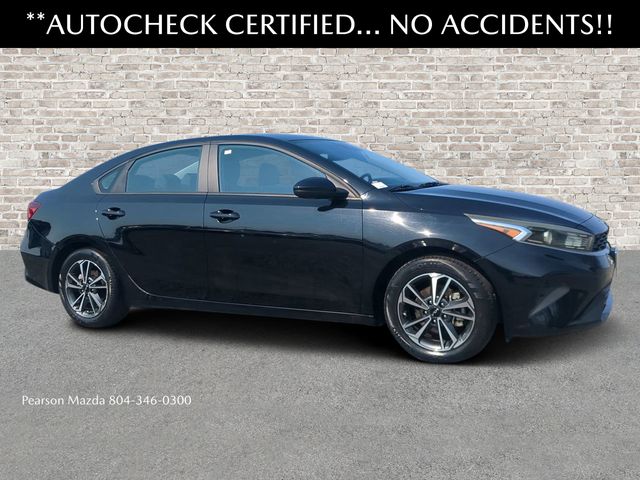 Aurora Black 2023 Kia Forte Sedan Front-Wheel Drive Continuously Variable Transmission