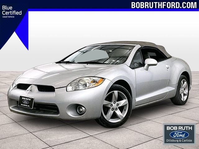 Liquid Silver Metallic 2008 Mitsubishi Eclipse Spyder Convertible Front-Wheel Drive 4-Speed Automatic