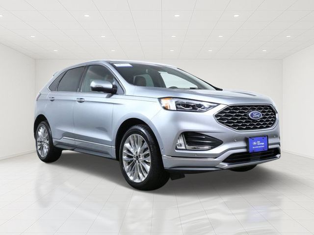 Silver Metallic 2023 Ford Edge SUV / Crossover All-Wheel Drive 8-Speed Automatic