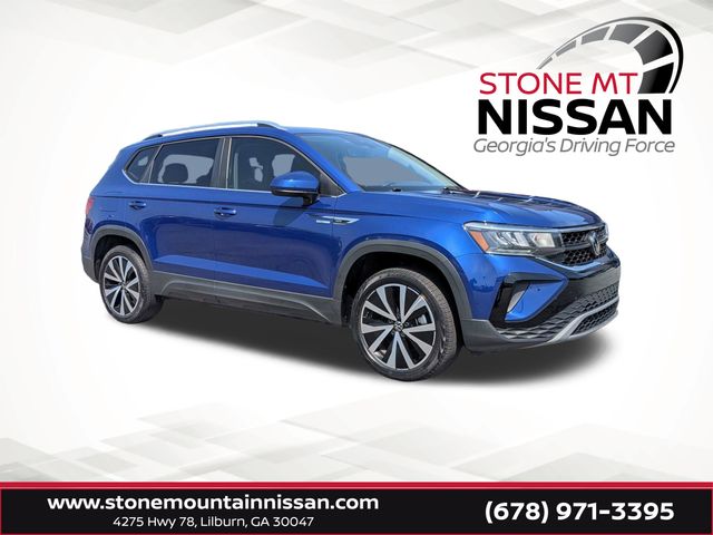 Blue Metallic 2024 Volkswagen Taos SUV / Crossover Front-Wheel Drive 8-Speed Automatic
