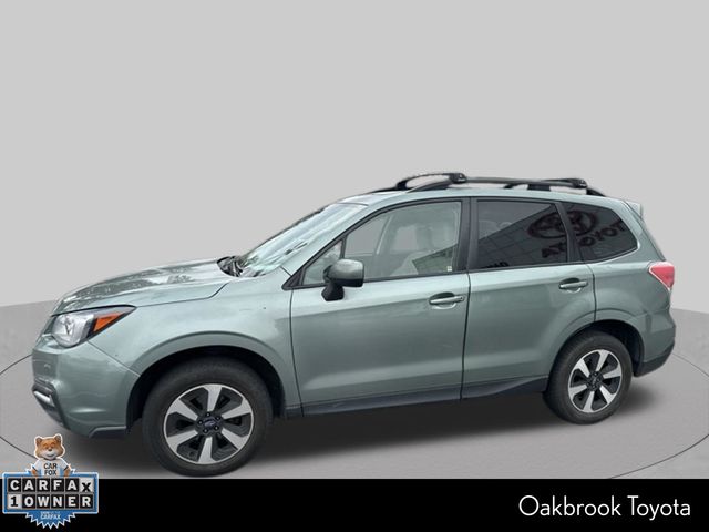 Jasmine Green Metallic 2017 Subaru Forester SUV / Crossover All-Wheel Drive Continuously Variable Transmission