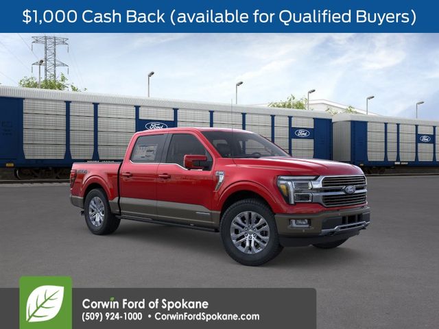 Ruby Red Metallic 2026 Ford F-150 King Ranch SuperCrew 4WD Pickup Truck Four-Wheel Drive Automatic
