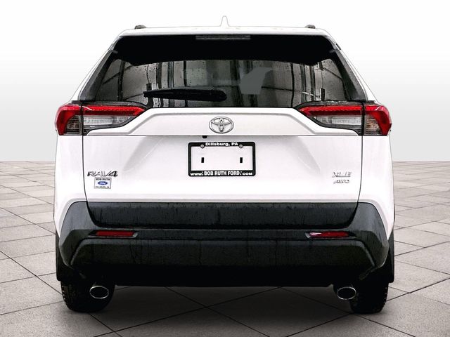 2020 Toyota RAV4 XLE White at John Sisson Motors