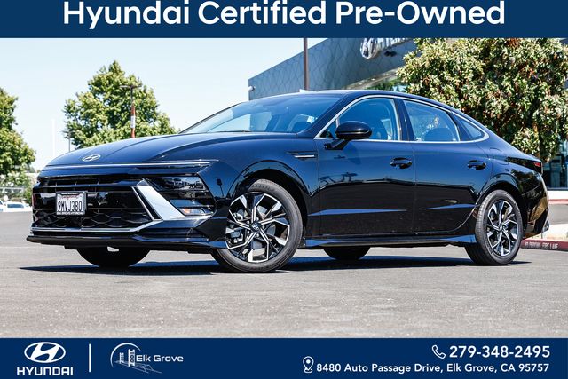 Onyx Black 2024 Hyundai Sonata Sedan Front-Wheel Drive 8-Speed Automatic