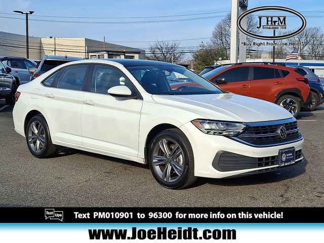 Opal White Pearl 2023 Volkswagen Jetta 1.5T SE FWD Sedan Front-Wheel Drive 8-Speed Automatic