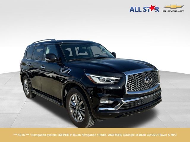 Black Obsidian 2019 INFINITI QX80 Luxe 4WD SUV / Crossover All-Wheel Drive 7-Speed Automatic