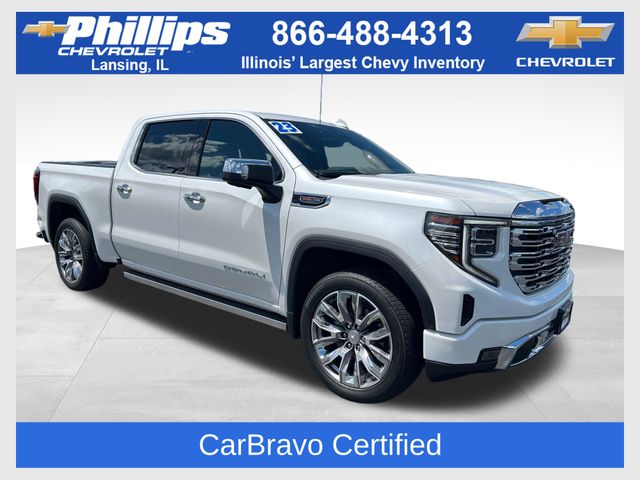 White Frost Tricoat 2023 GMC Sierra 1500 Pickup Truck Four-Wheel Drive Automatic